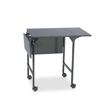 Safco® Mobile Machine Stand W-drop Leaves, Two-shelf, 36w X 18d X 26.75h, Black freeshipping - TVN Wholesale